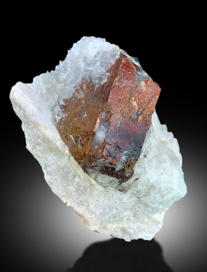 Natural Red Color Tantalite on Matrix, Tantalite Crystals, Rare Mineral, Crystal Specimen, Tantalite Specimen from Afghanistan - 482 gram