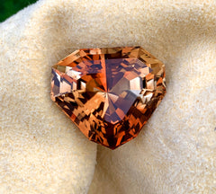 Fancy Trigonal Cut Champagne Color Topaz Gemstone, Loose Gemstone, Making Jewelry, Gemstone Jewelry - 44.80 CT