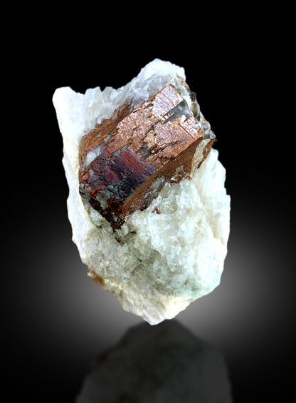 Natural Red Color Tantalite on Matrix, Tantalite Crystals, Rare Mineral, Crystal Specimen, Tantalite Specimen from Afghanistan - 482 gram