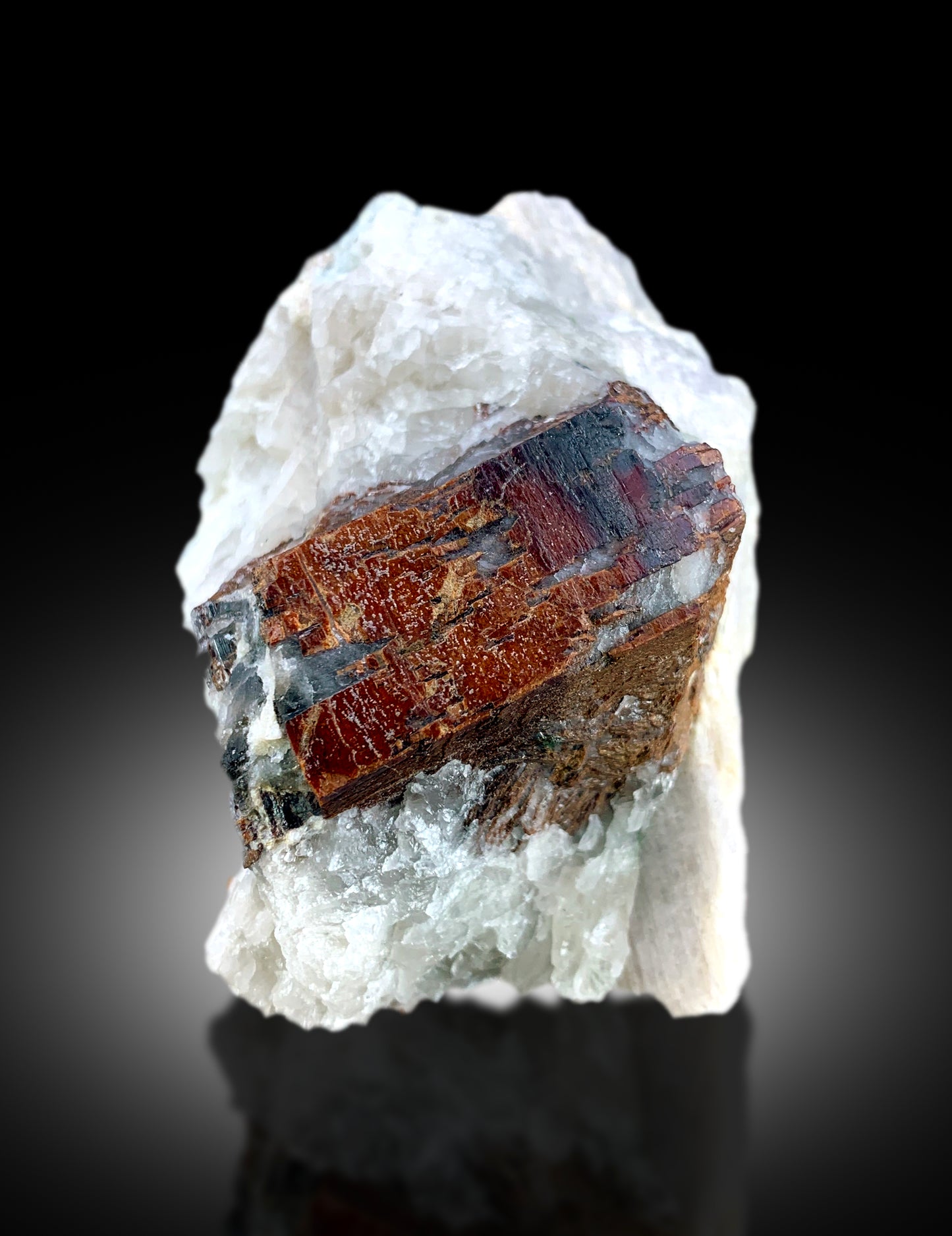 Natural Red Color Tantalite on Matrix, Tantalite Crystals, Rare Mineral, Crystal Specimen, Tantalite Specimen from Afghanistan - 482 gram