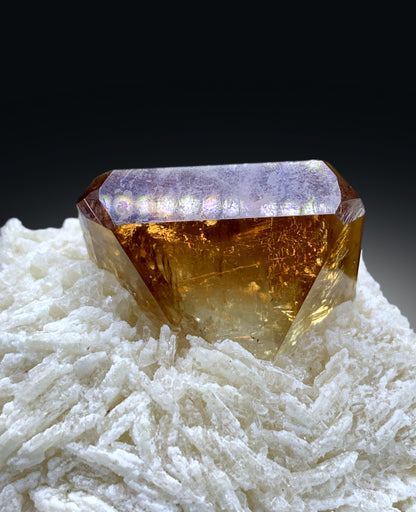 Topaz Crystal on Albite from Skardu Pakistan - 129 gram