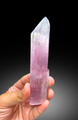 V Shape Terminated Pink Kunzite Crystal from Nuristan Afghanistan - 155 gram