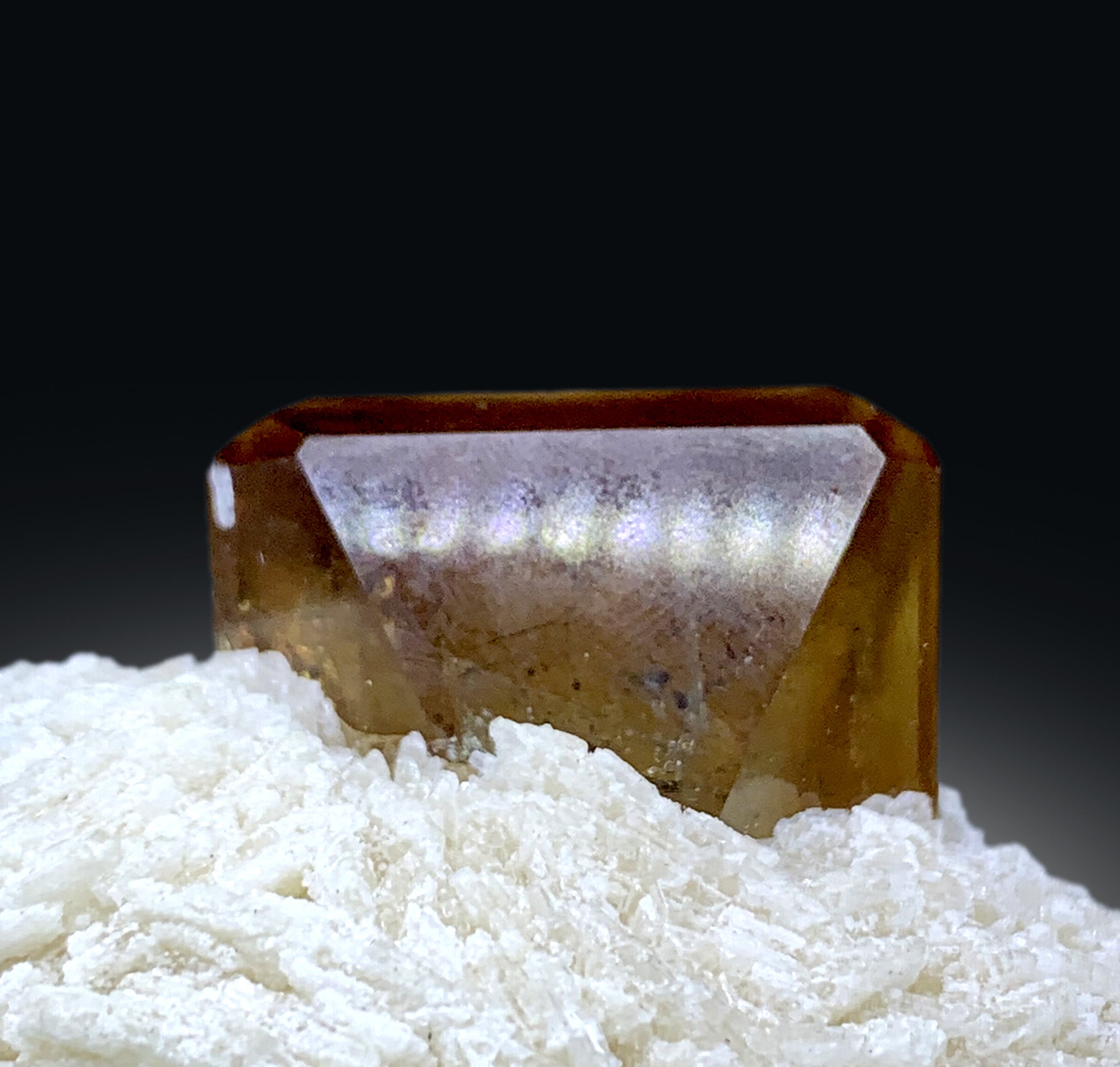Topaz Crystal on Albite from Skardu Pakistan - 129 gram