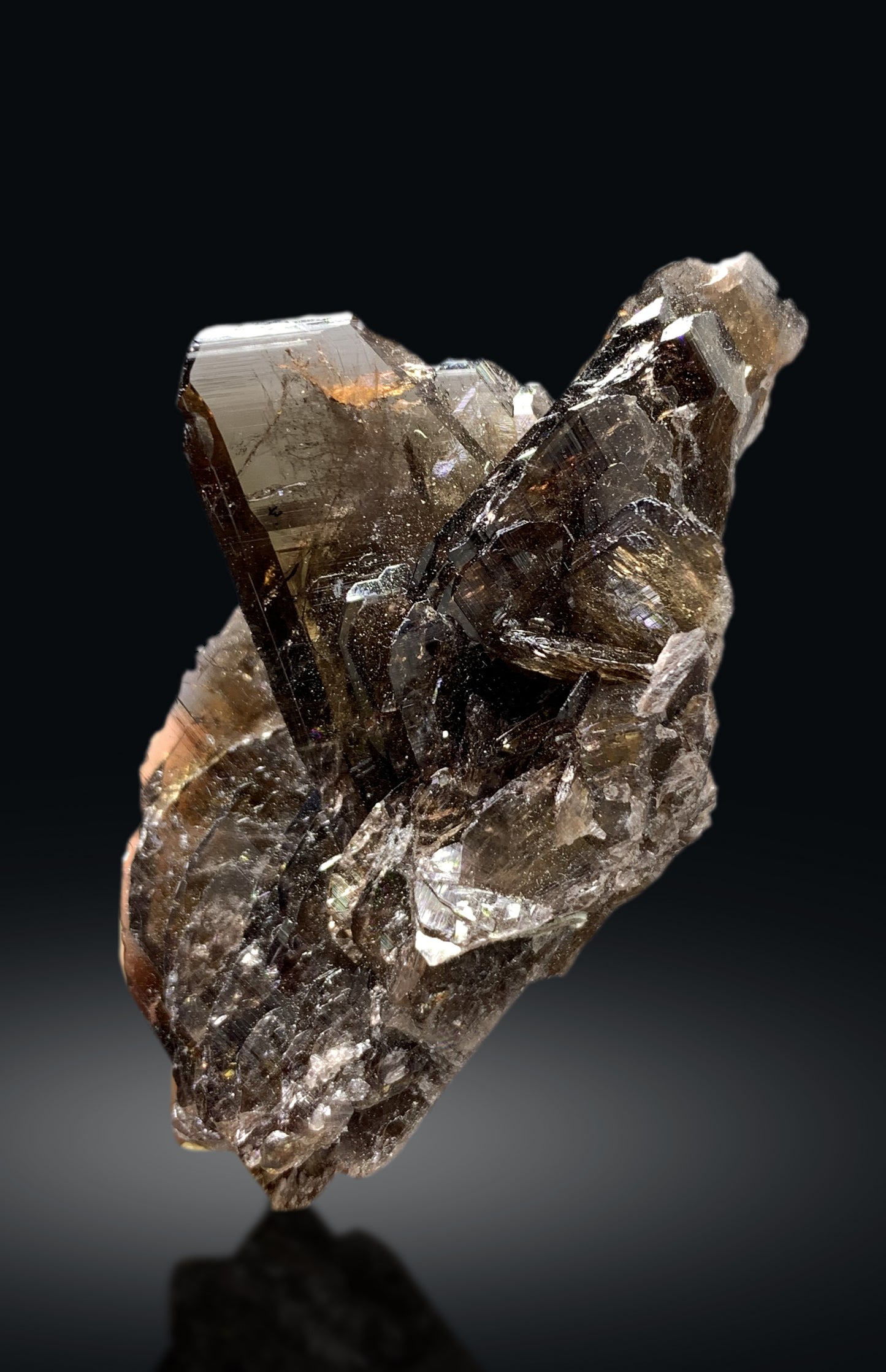 Natural Axinite Cluster from Skardu Pakistan - 43 gram