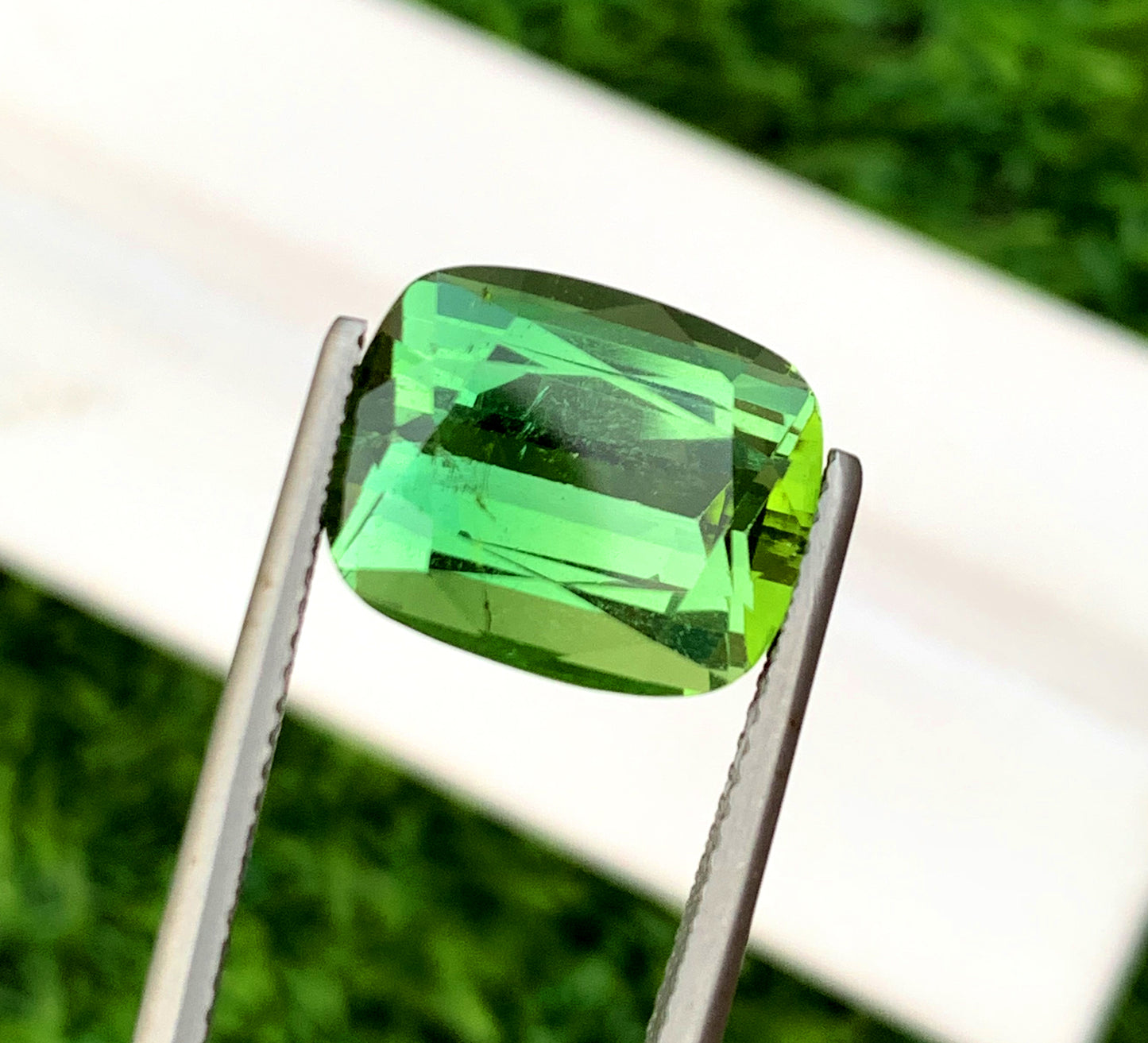 Cusshion Cut Mint Green Tourmaline Gemstone, Loose Gemstone, Tourmaline Ring, Gemstone Jewelry, Afghan Tourmaline - 12.10 CT