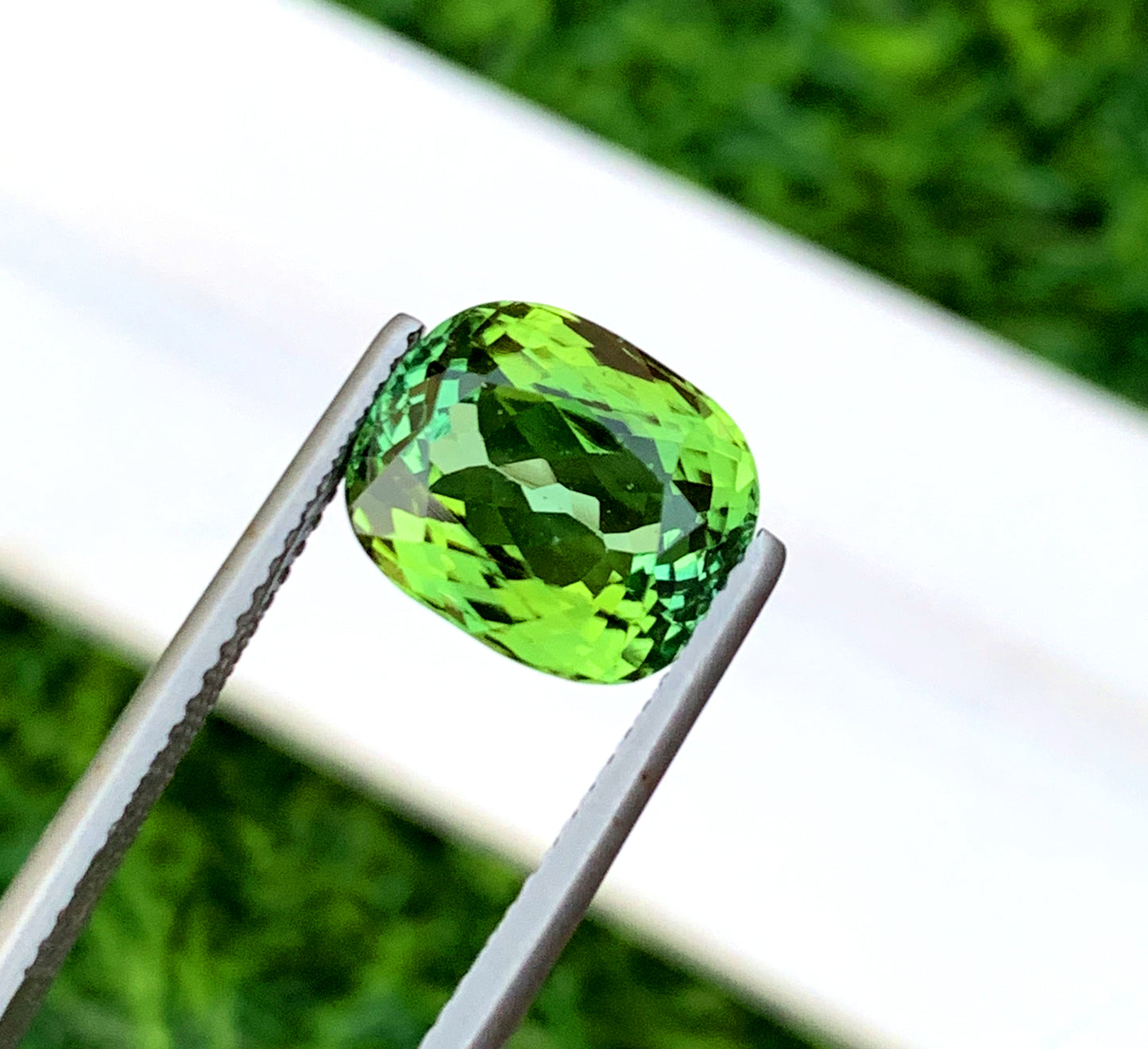 Cusshion Cut Mint Green Tourmaline Gemstone, Loose Gemstone, Tourmaline Ring, Gemstone Jewelry - 5.50 CT