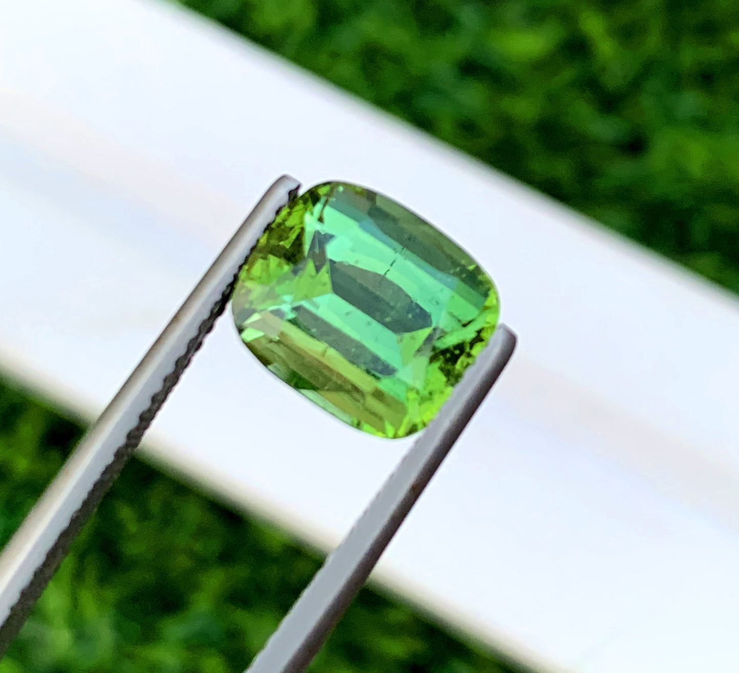 Cusshion Cut Mint Green Tourmaline Gemstone, Loose Gemstone, Tourmaline Ring, Gemstone Jewelry - 4.55 CT