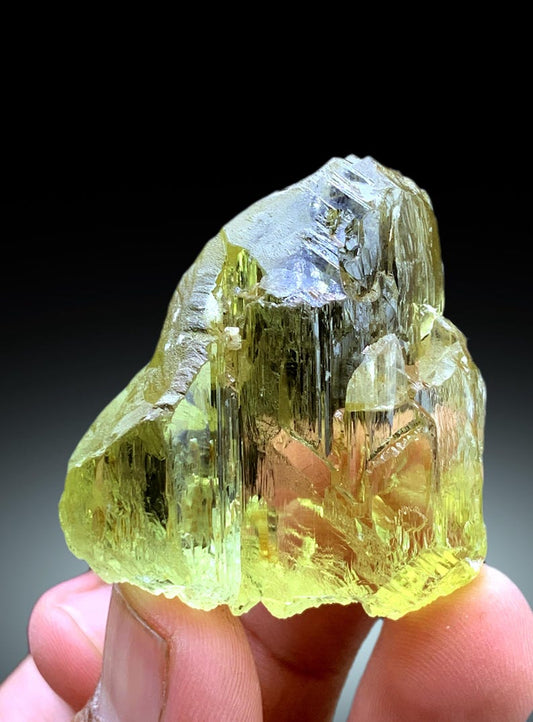 Yellow Triphane crystal from Afghanistan, 61 gram