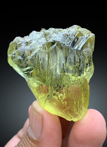 Yellow Triphane crystal from Afghanistan, 61 gram