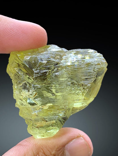 Yellow Triphane crystal from Afghanistan, 61 gram