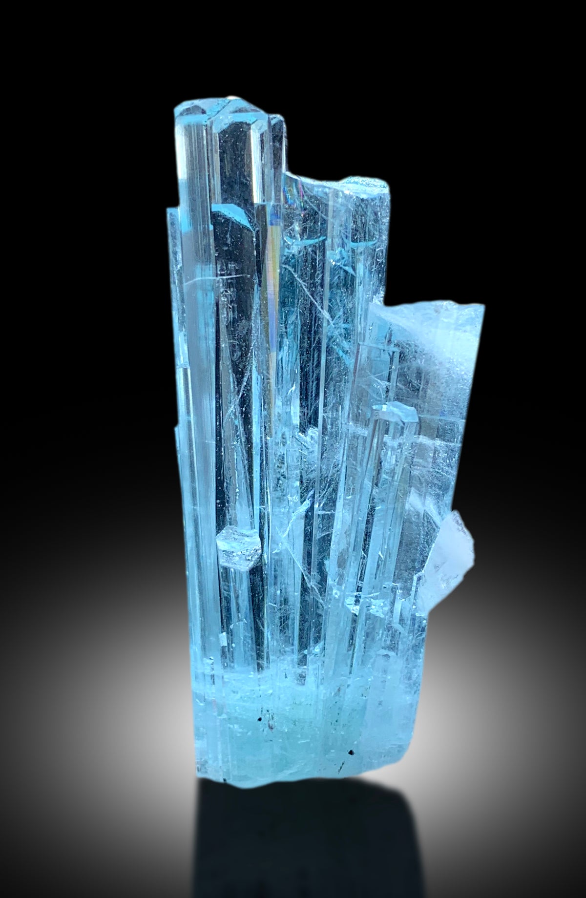 Transparent Sky Blue Color Aquamarine Crystals from Shigar valley Skardu Pakistan - 45 gram