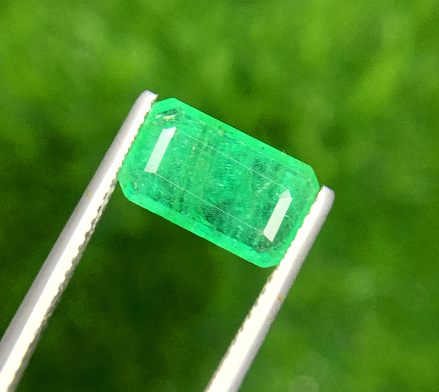 Emerald Shape Zambian Green Emerald Gemstone, Loose Gemstone, Emerald Faceted Cut Stone, Gemstone Jewelry - 2.79 CT