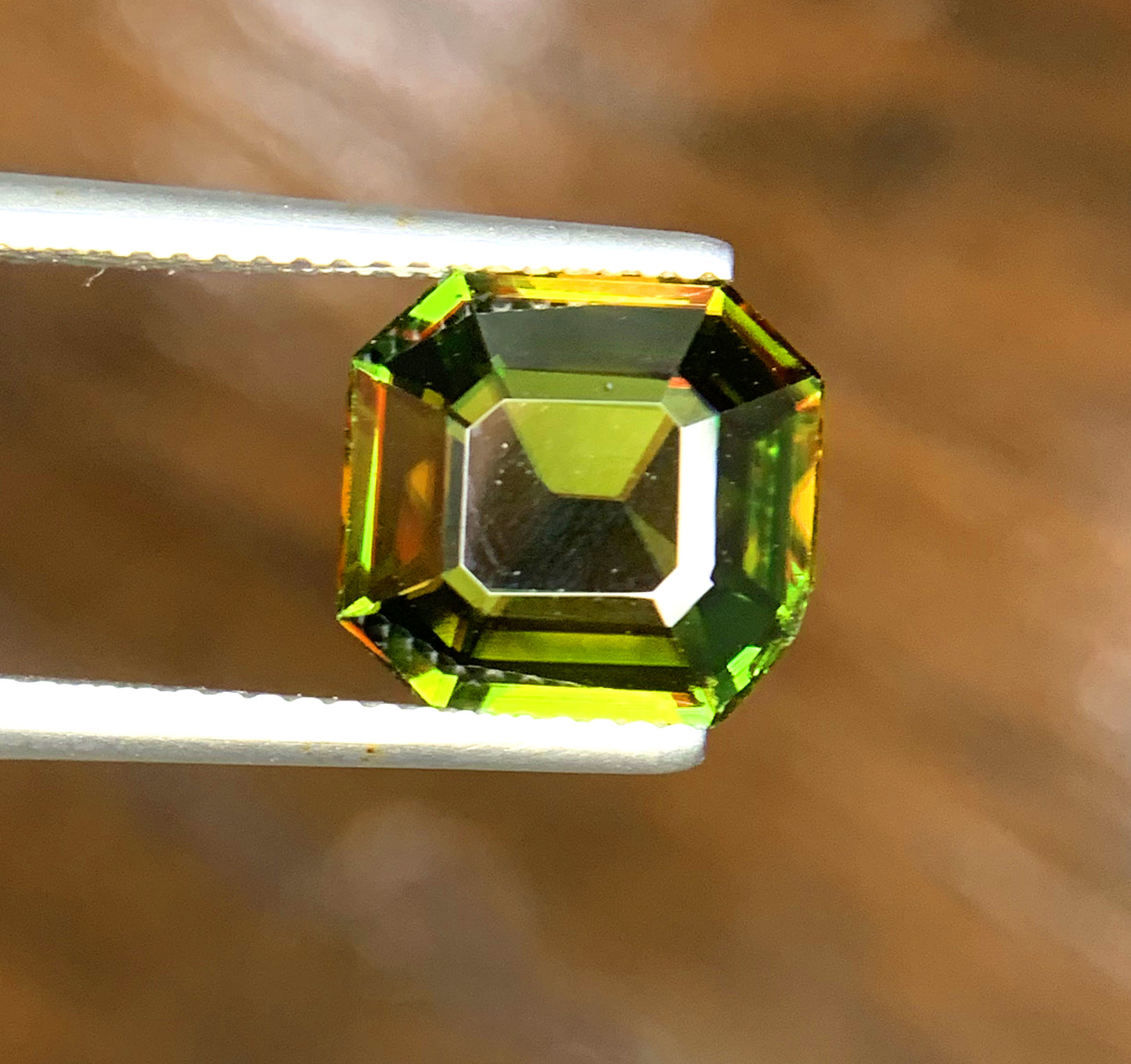 Octagon Cut Titanite Sphene Gemstone, Loose Gemstone, Natural Sphene Faceted Cut Stone, Gemstone Jewelry - 4.09 CT