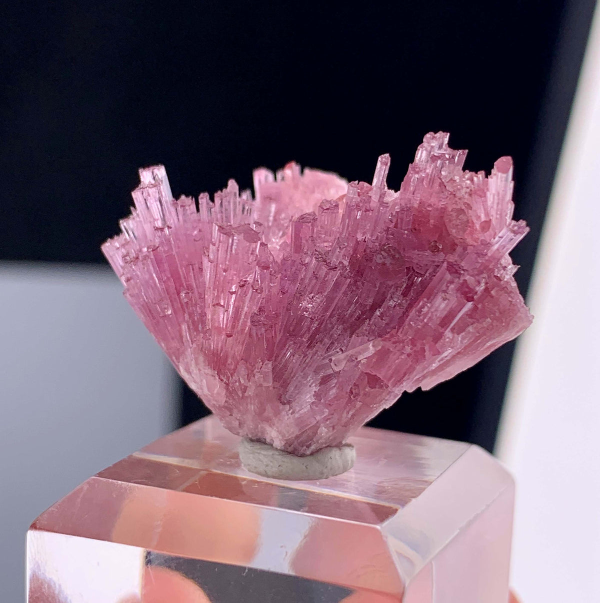 Bi-Color Cotton Candy Tourmaline Cluster From Afghanistan - 41.65 Carats