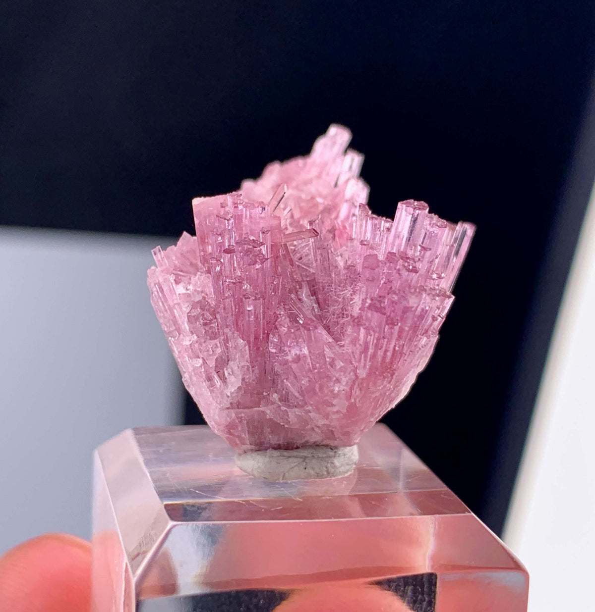 Bi-Color Cotton Candy Tourmaline Cluster From Afghanistan - 41.65 Carats