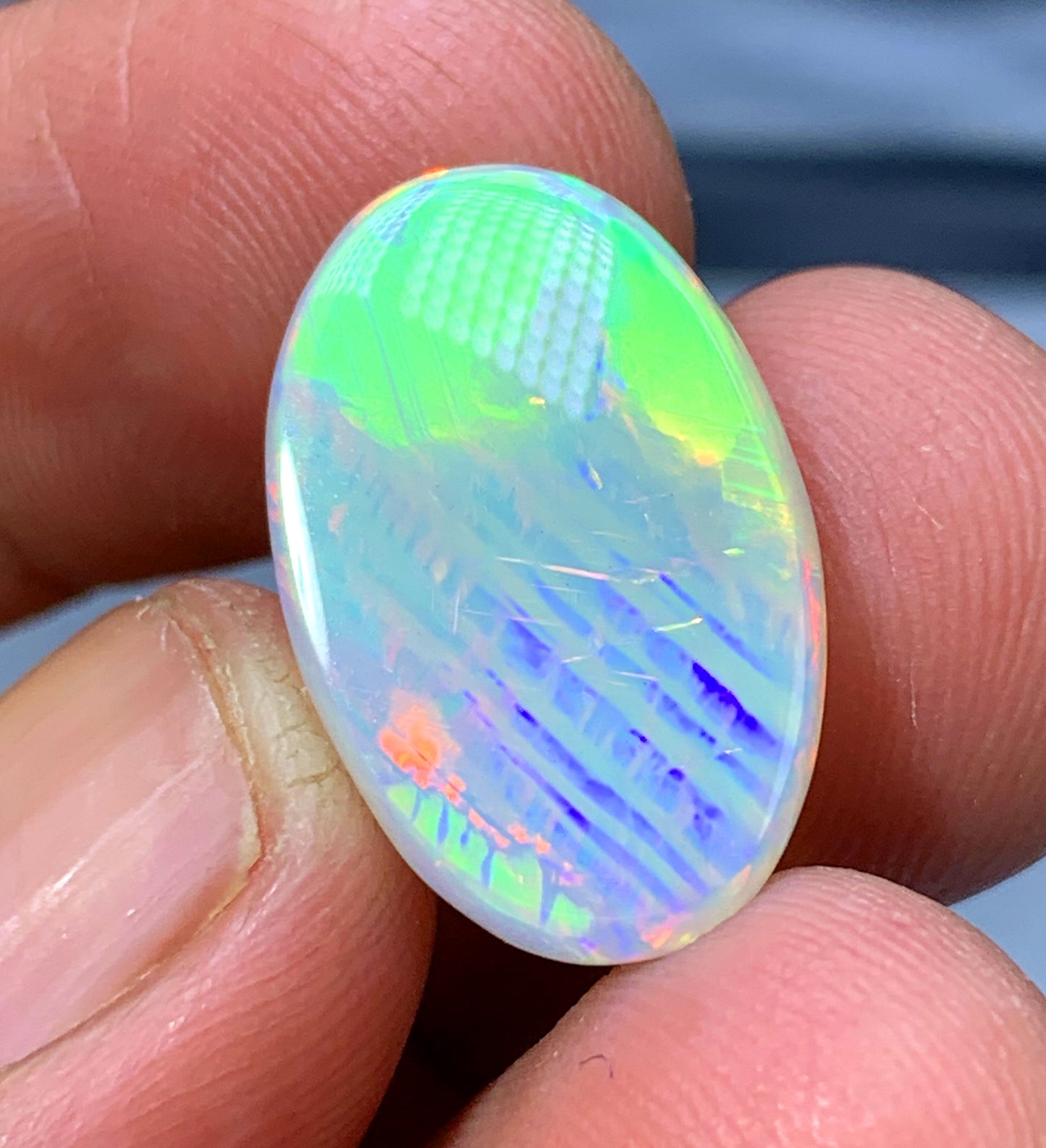 Opal Cabochon, Ethiopian Earth Mined Welo Opal Cabochon - 10.65 CT
