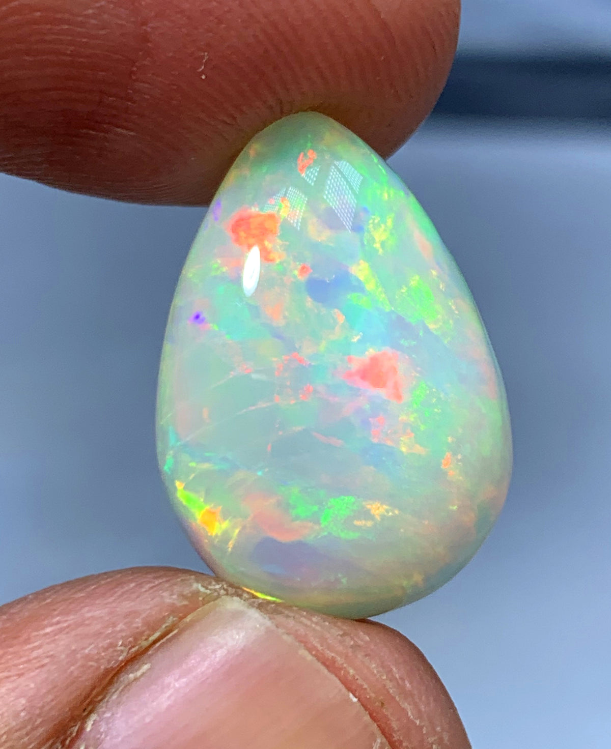 Opal Cabochon, Ethiopian Earth Mined Welo Opal Cabochon - 8.10 CT