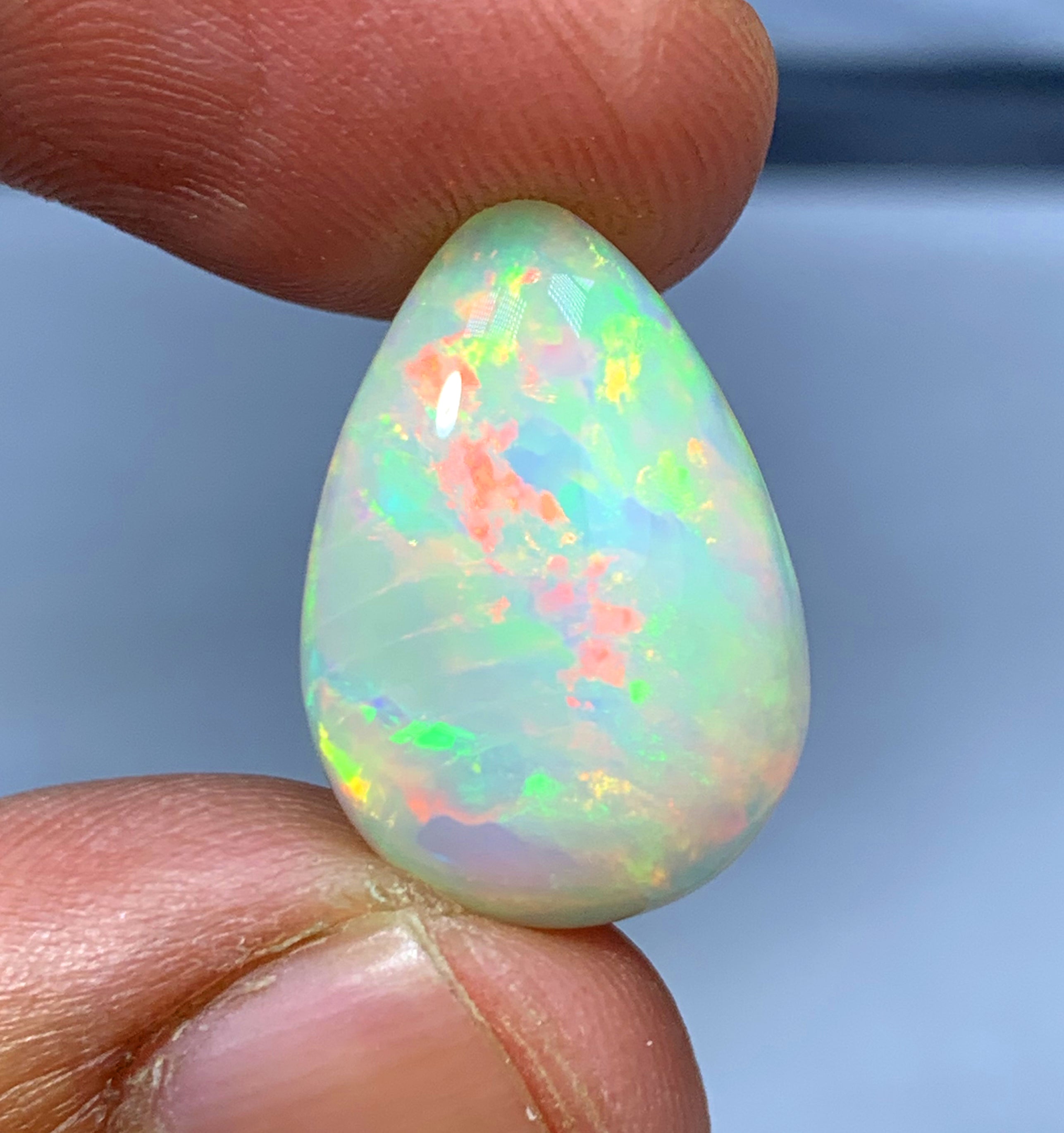 Opal Cabochon, Ethiopian Earth Mined Welo Opal Cabochon - 8.10 CT