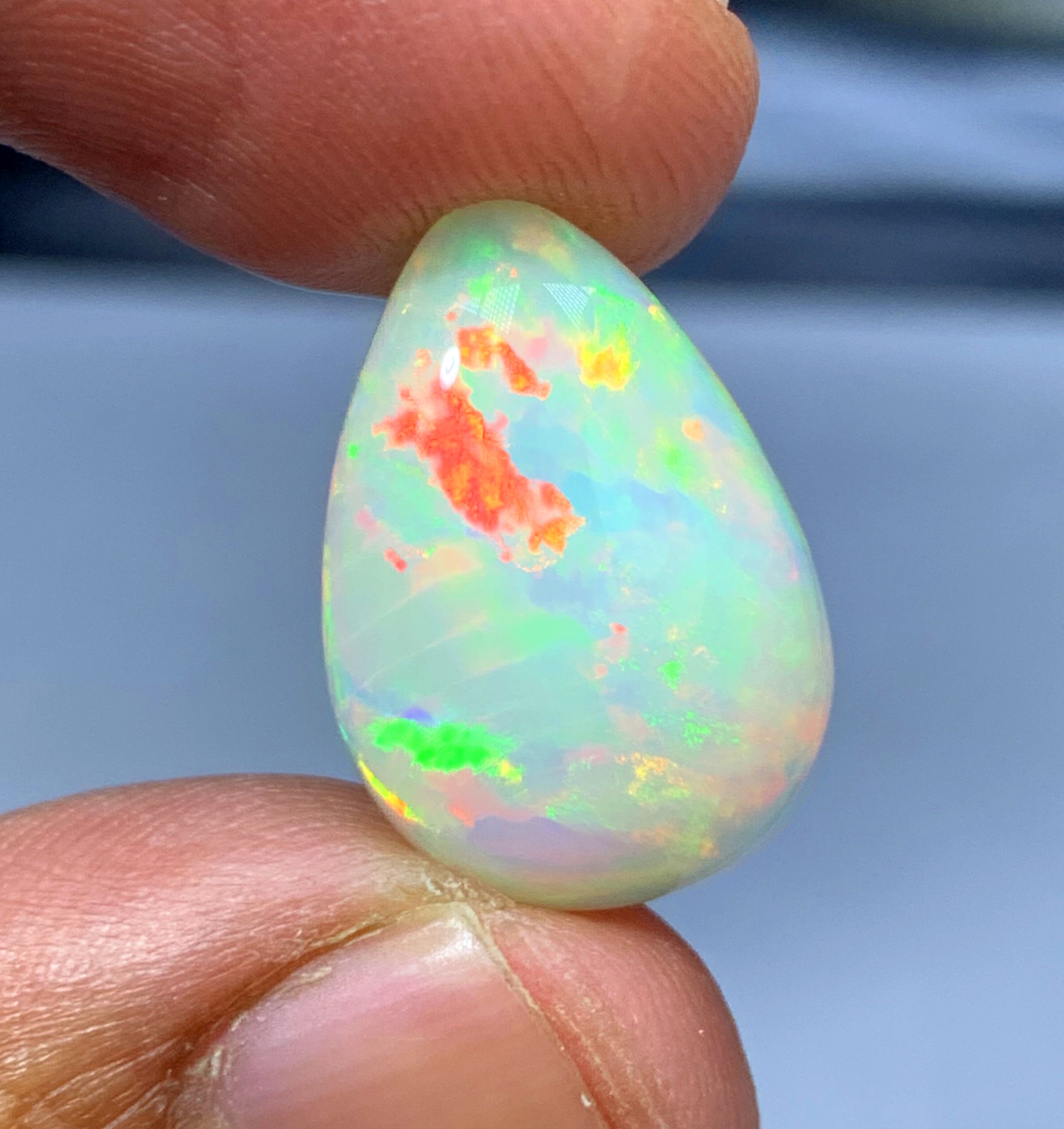 Opal Cabochon, Ethiopian Earth Mined Welo Opal Cabochon - 8.10 CT