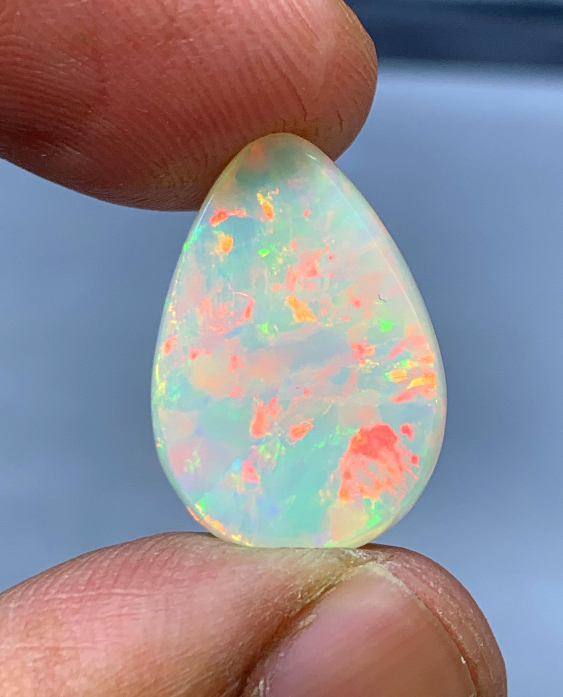 Opal Cabochon, Ethiopian Earth Mined Welo Opal Cabochon - 8.10 CT