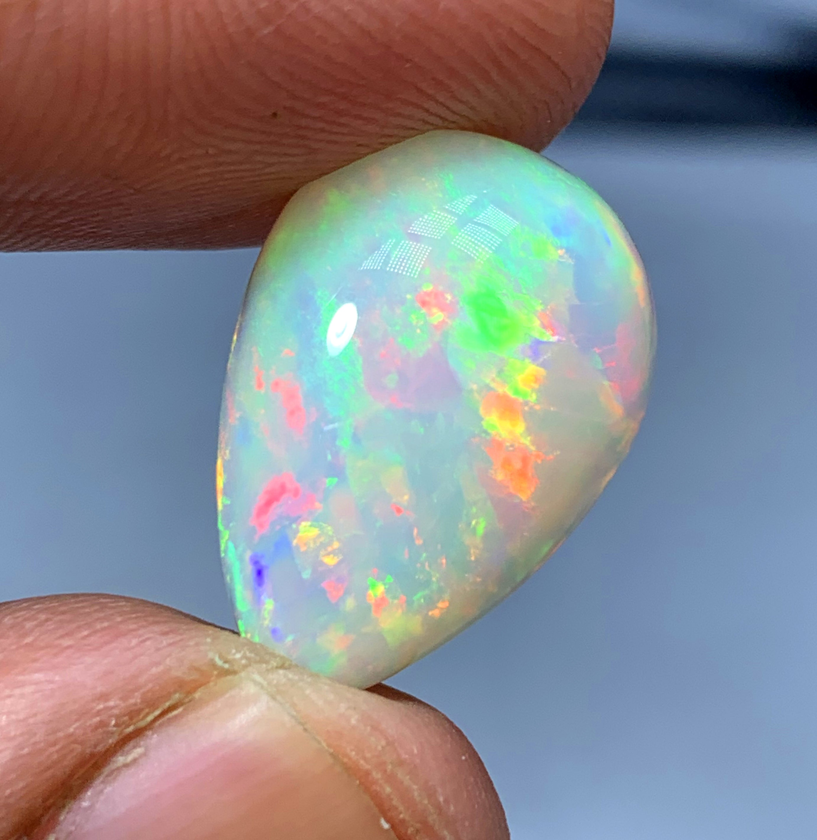 Opal Cabochon, Ethiopian Earth Mined Welo Opal Cabochon - 8.10 CT