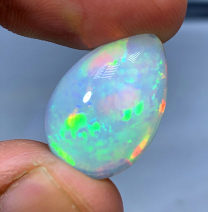 Honeycomb Opal Cabochon, Ethiopian Earth Mined Welo Opal Cabochon - 12.40 CT