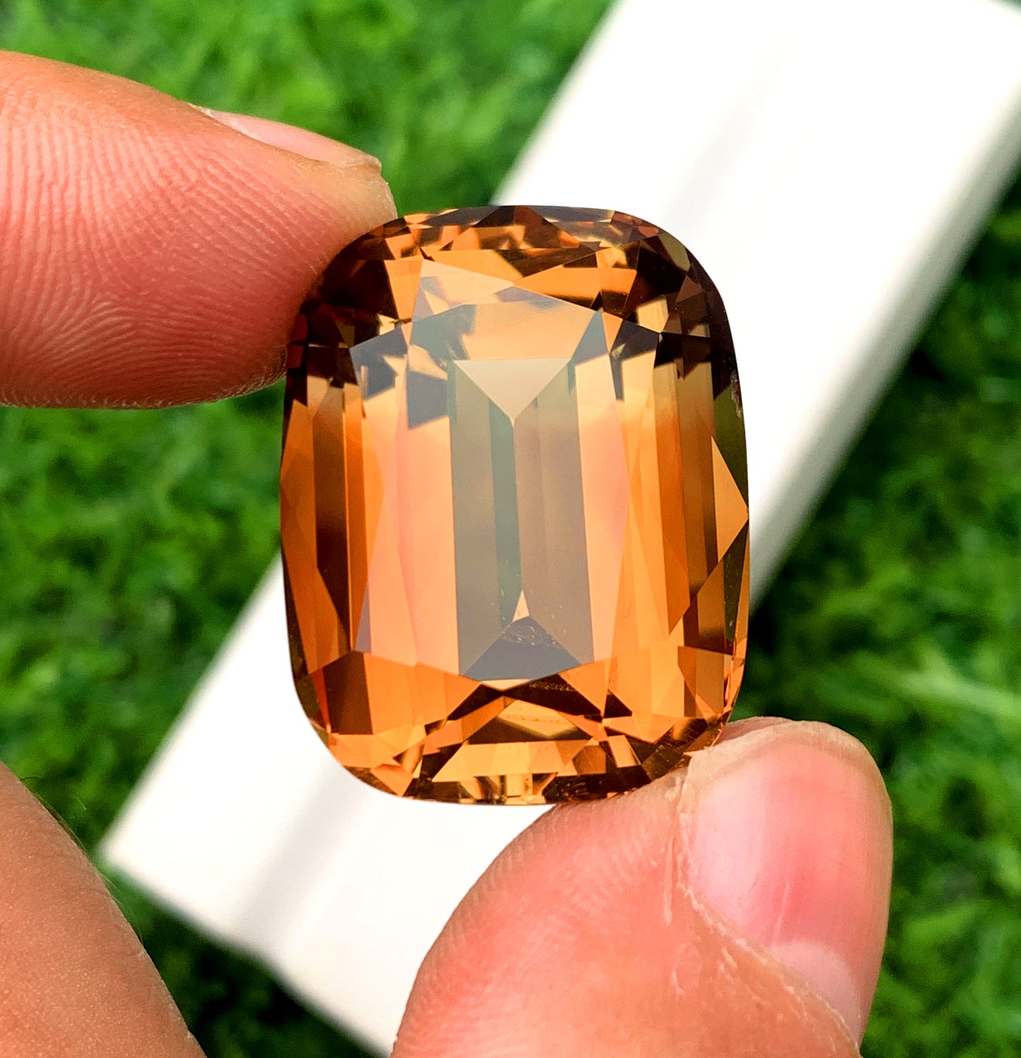 Cusshion Cut Champagne Color Topaz Gemstone, Loose Gemstone, Making Jewelry, Gemstone Jewelry -64.85 CT
