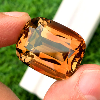 Cusshion Cut Champagne Color Topaz Gemstone, Loose Gemstone, Making Jewelry, Gemstone Jewelry -64.85 CT
