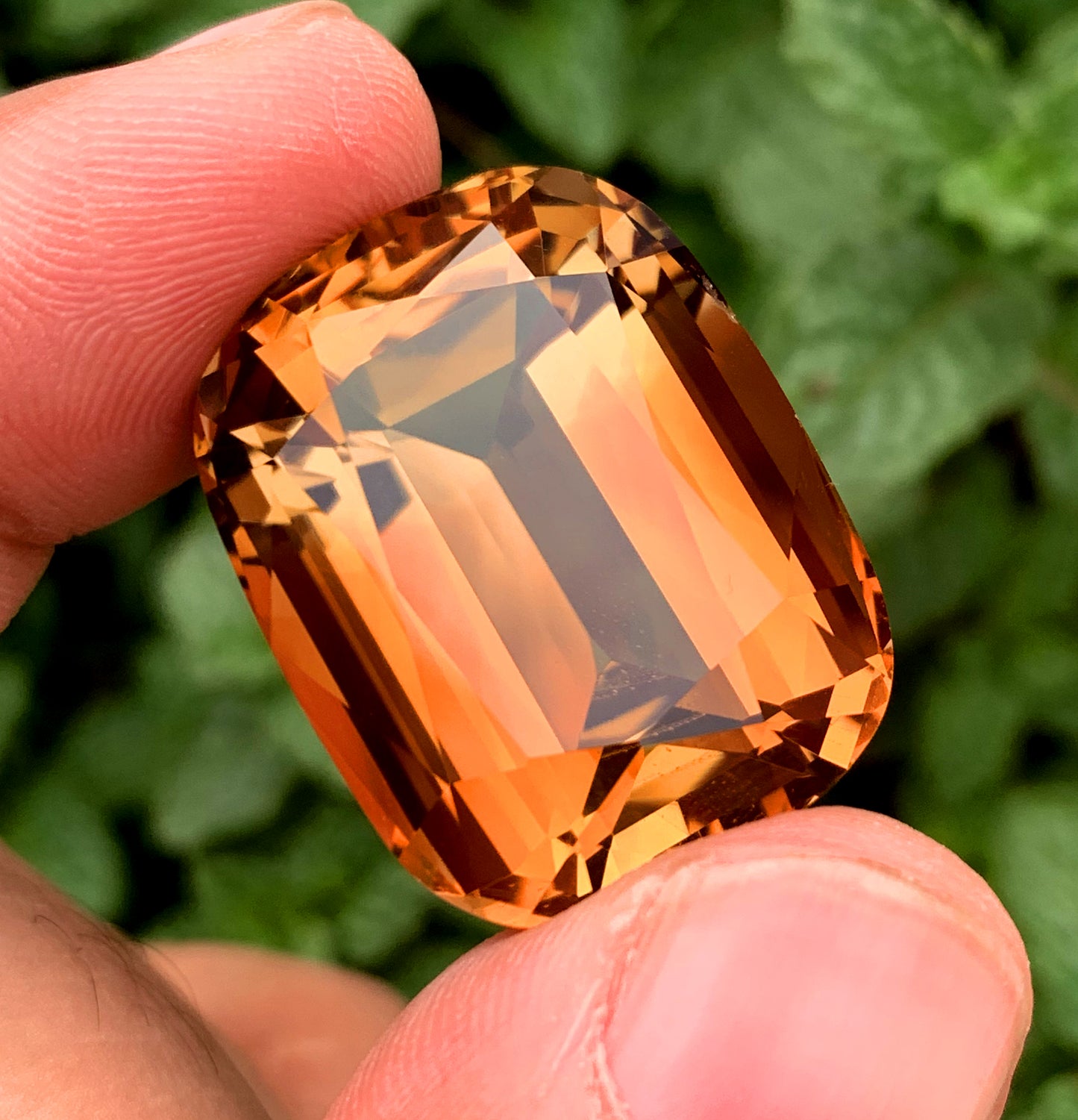 Cusshion Cut Champagne Color Topaz Gemstone, Loose Gemstone, Making Jewelry, Gemstone Jewelry -64.85 CT