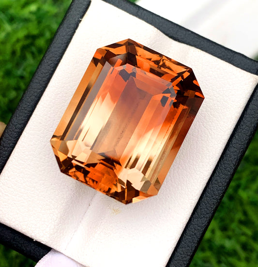 Octagon Cut Champagne Color Topaz Gemstone, Loose Gemstone, Making Jewelry, Gemstone Jewelry -60.0 CT