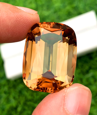 Cusshion Cut Champagne Color Topaz Gemstone, Loose Gemstone, Making Jewelry, Gemstone Jewelry - 55.50 CT
