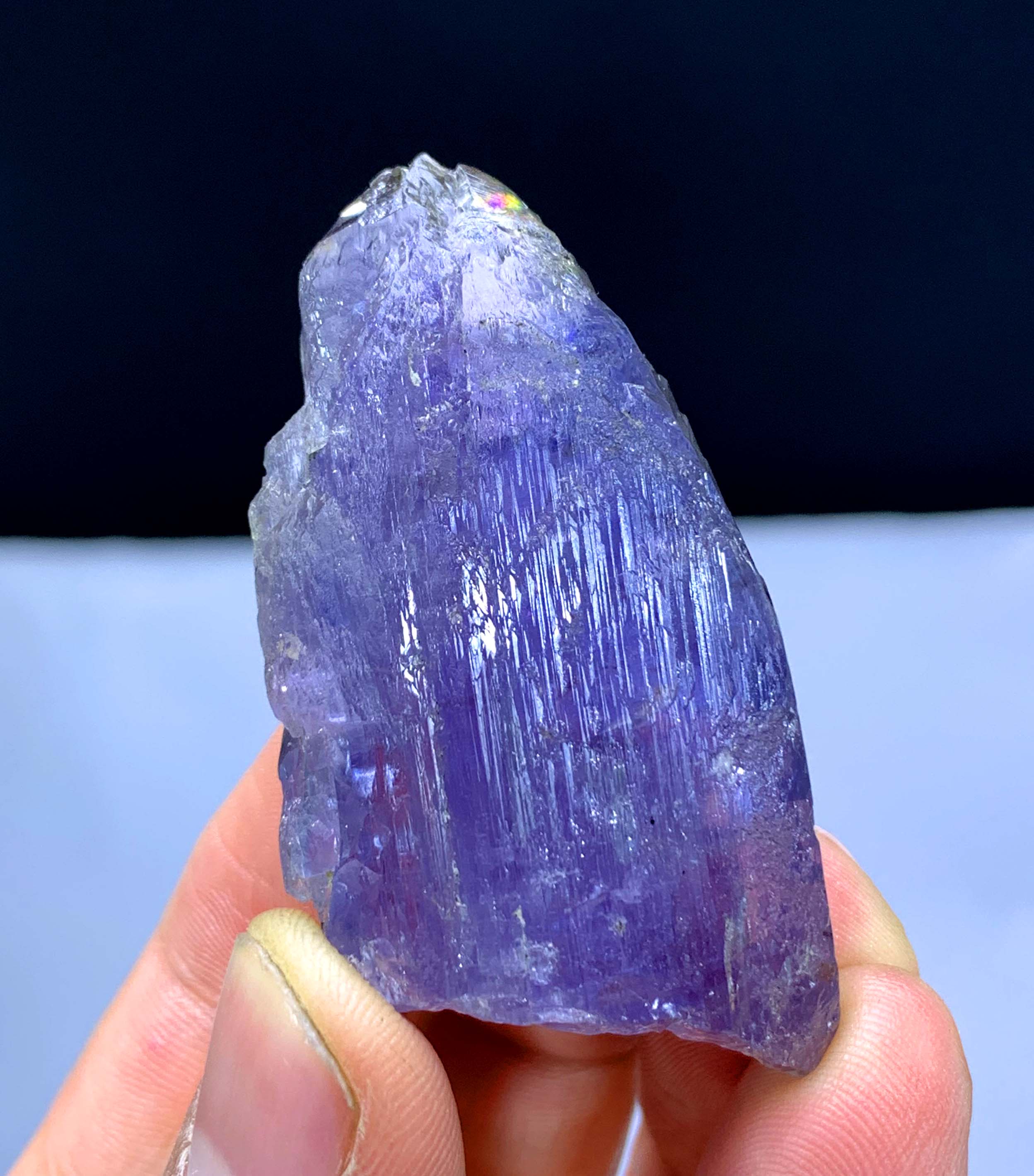 Natural Blue Color Tanzanite Crystal from Tanzania - 36 grams