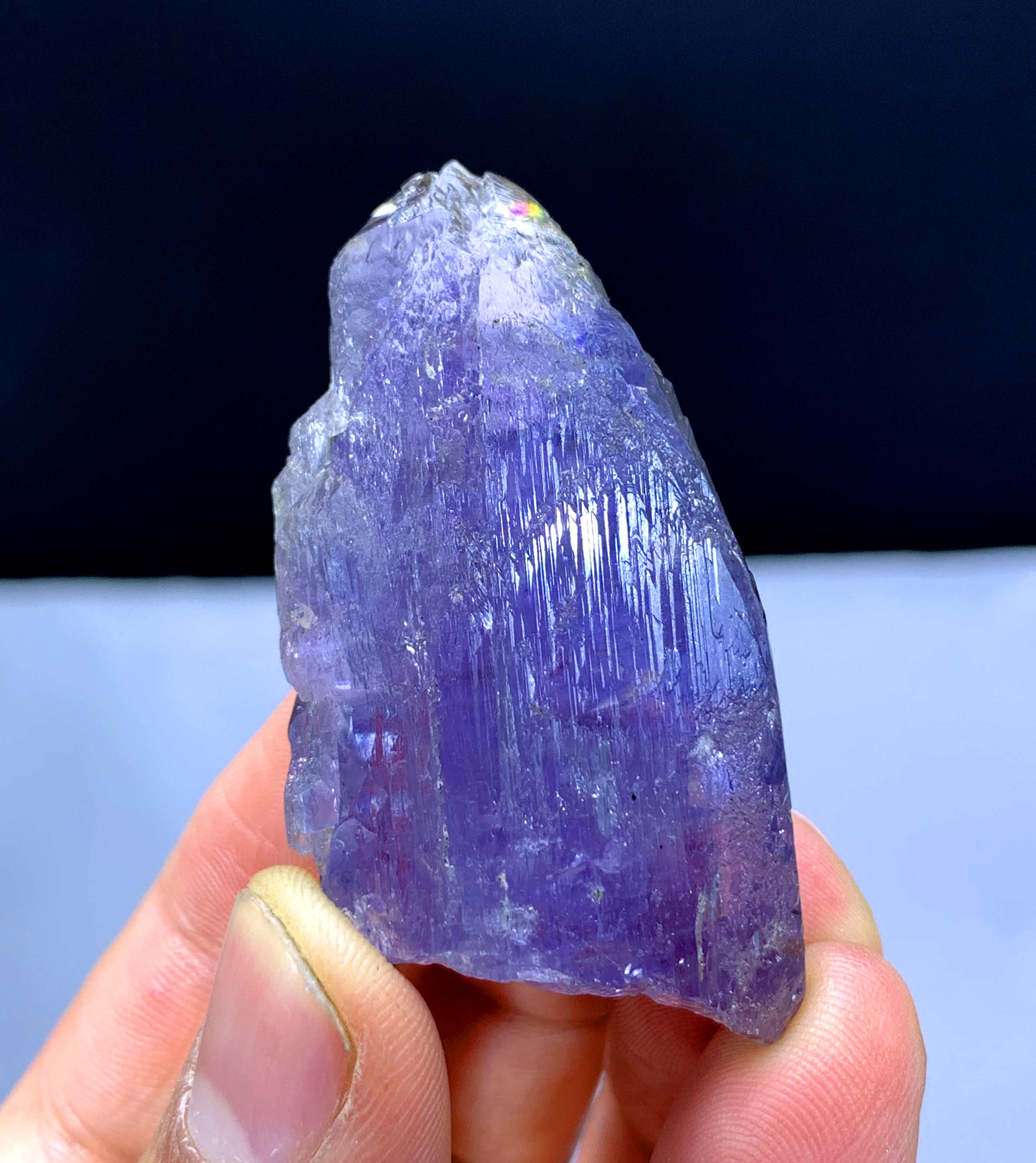 Natural Blue Color Tanzanite Crystal from Tanzania - 36 grams