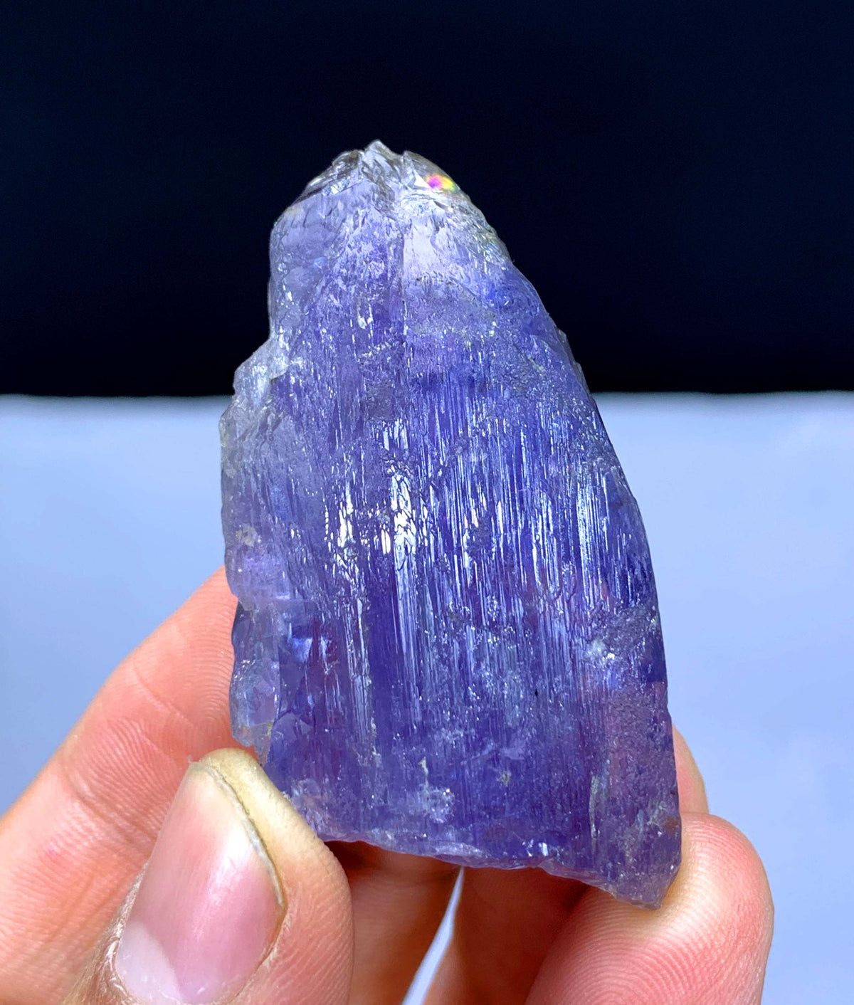 Natural Blue Color Tanzanite Crystal from Tanzania - 36 grams