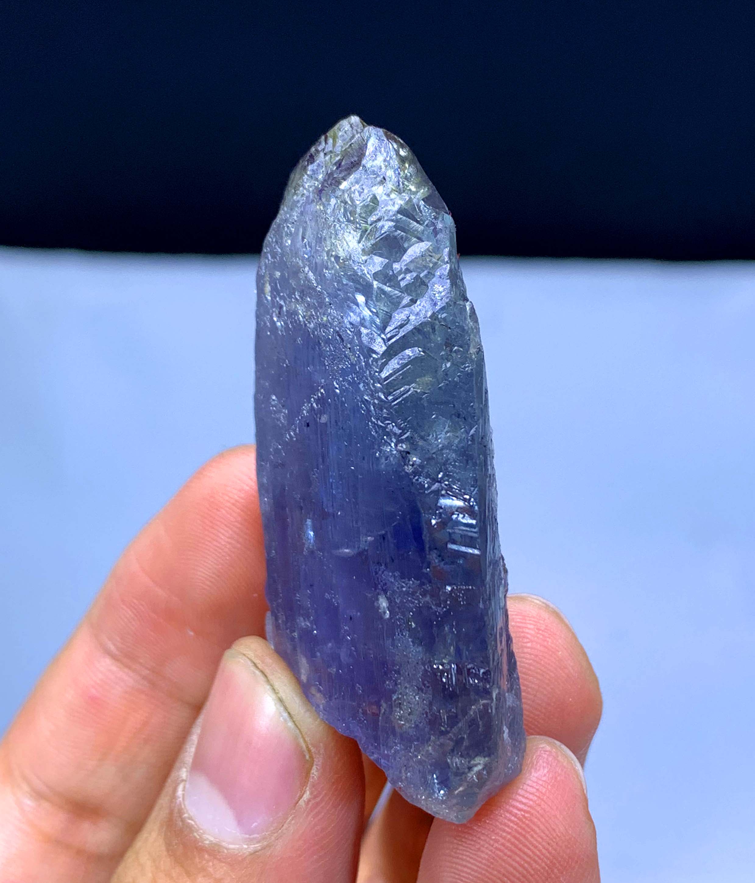 Natural Blue Color Tanzanite Crystal from Tanzania - 36 grams