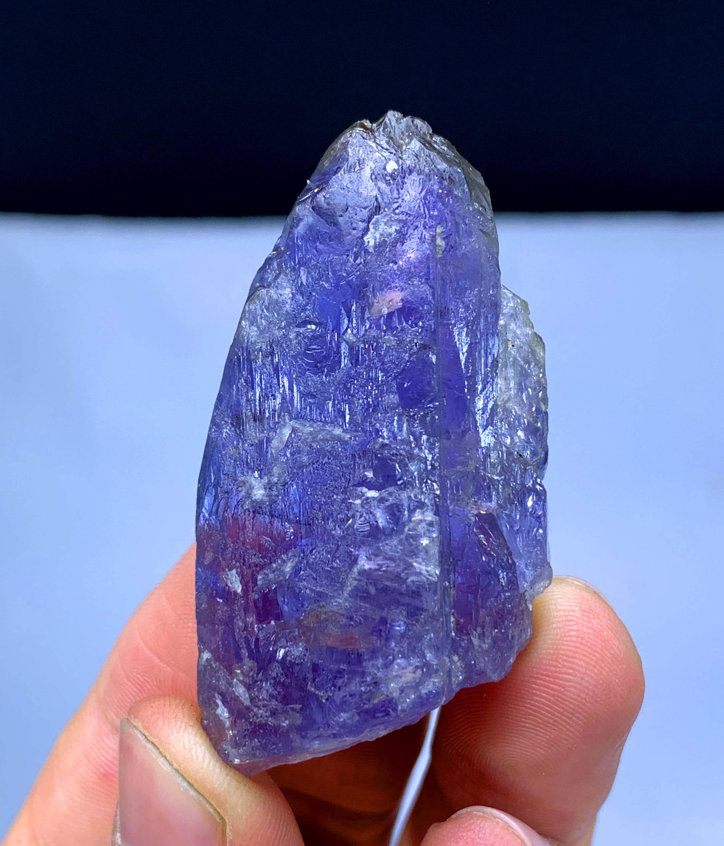 Natural Blue Color Tanzanite Crystal from Tanzania - 36 grams