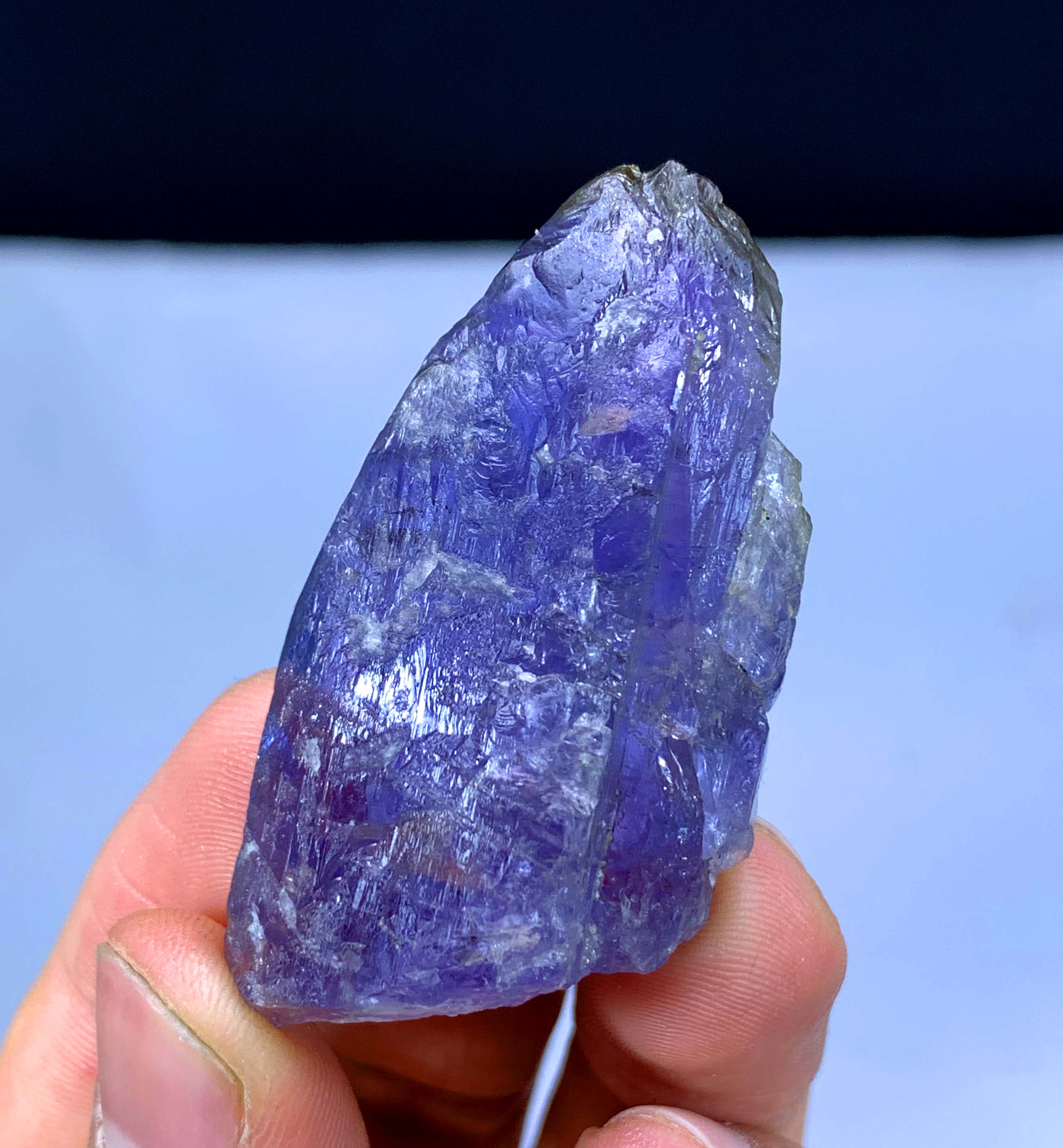 Natural Blue Color Tanzanite Crystal from Tanzania - 36 grams