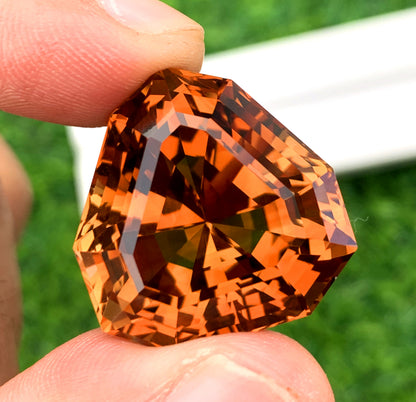 Trillion Shape Champagne Color Topaz Gemstone, Loose Gemstone, Making Jewelry, Topaz Necklace Gemstone Jewelry - 62.50 CT