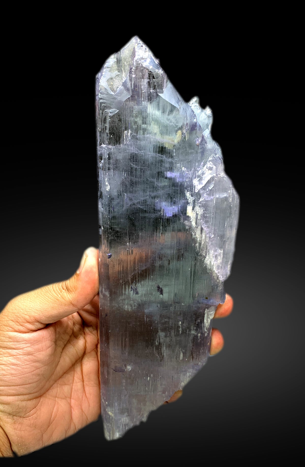 Museum Grade Purple Bluish Kunzite with Spike Terminations from Afghanistan - 1013 gram