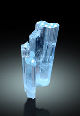 Transparent Sky Blue Color Aquamarine Crystals from Shigar valley Skardu Pakistan - 37 gram