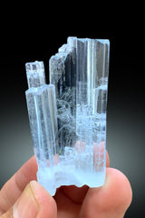 Transparent Sky Blue Color Aquamarine Crystals from Shigar valley Skardu Pakistan - 37 gram