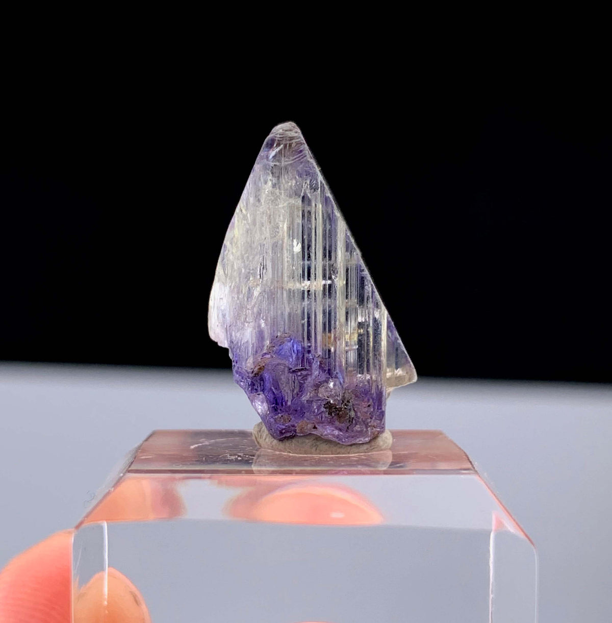Natural Bicolor Tanzanite Crystal From Tanzania - 16.20 Carats