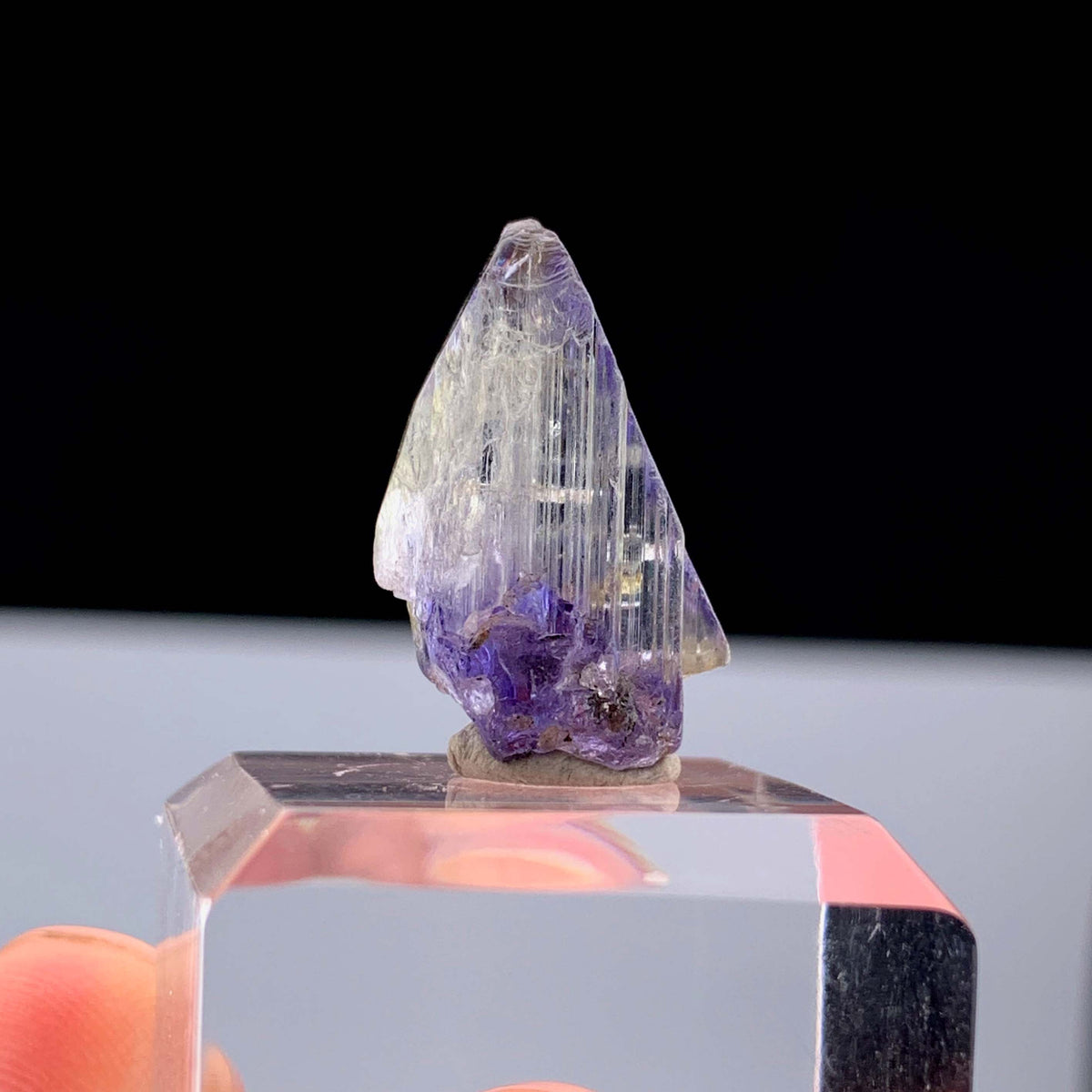 Natural Bicolor Tanzanite Crystal From Tanzania - 16.20 Carats