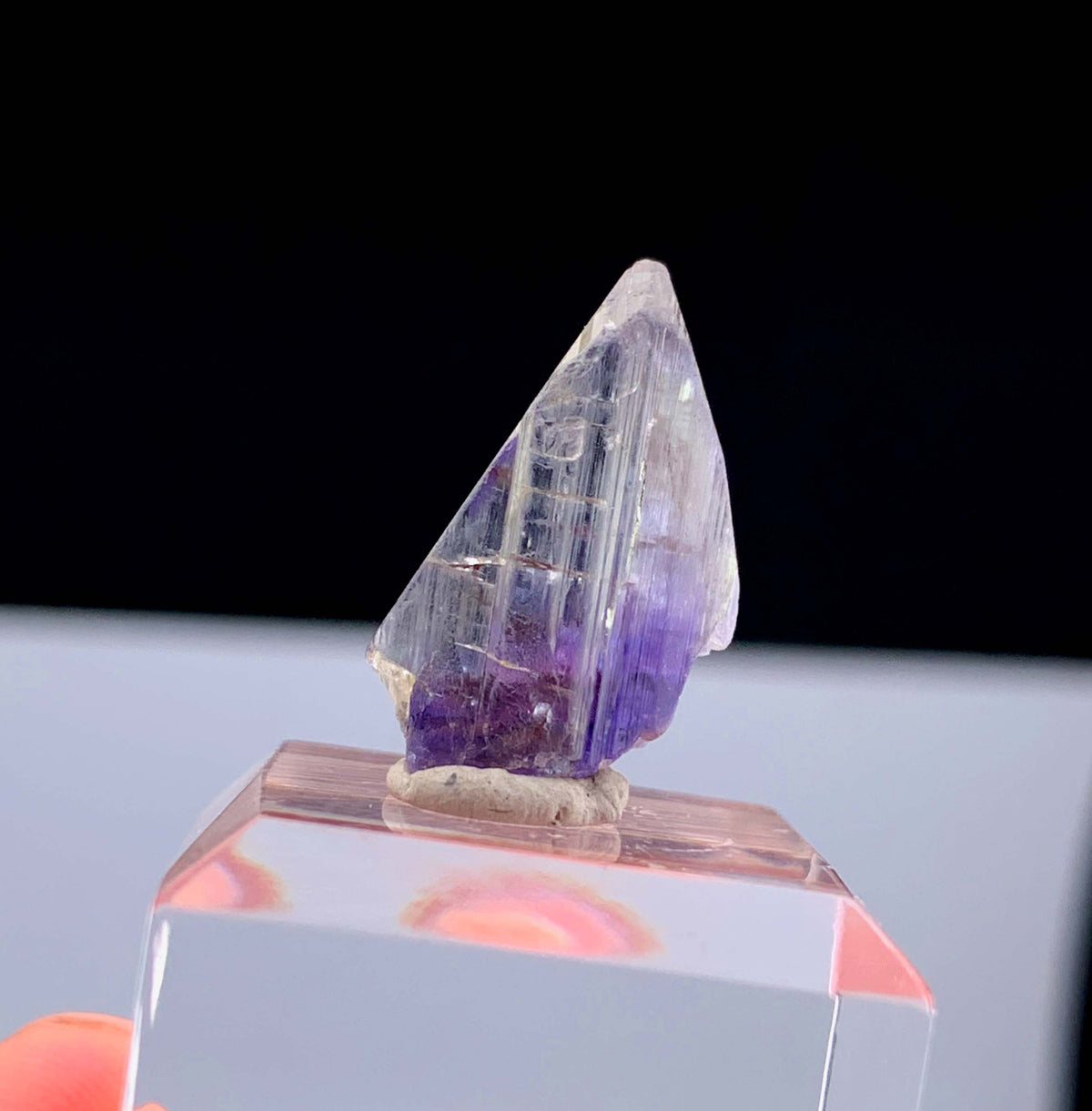 Natural Bicolor Tanzanite Crystal From Tanzania - 16.20 Carats