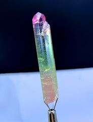 Natural Bicolor Lipstick Tourmaline Crystal from Paprok Afghanistan - 39.80 carats