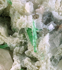 Natural Green Color Tourmaline Crystals with Quartz and Albite, Tourmaline Specimen, Raw Mineral, Tourmaline from Afghanistan - 1030 gram