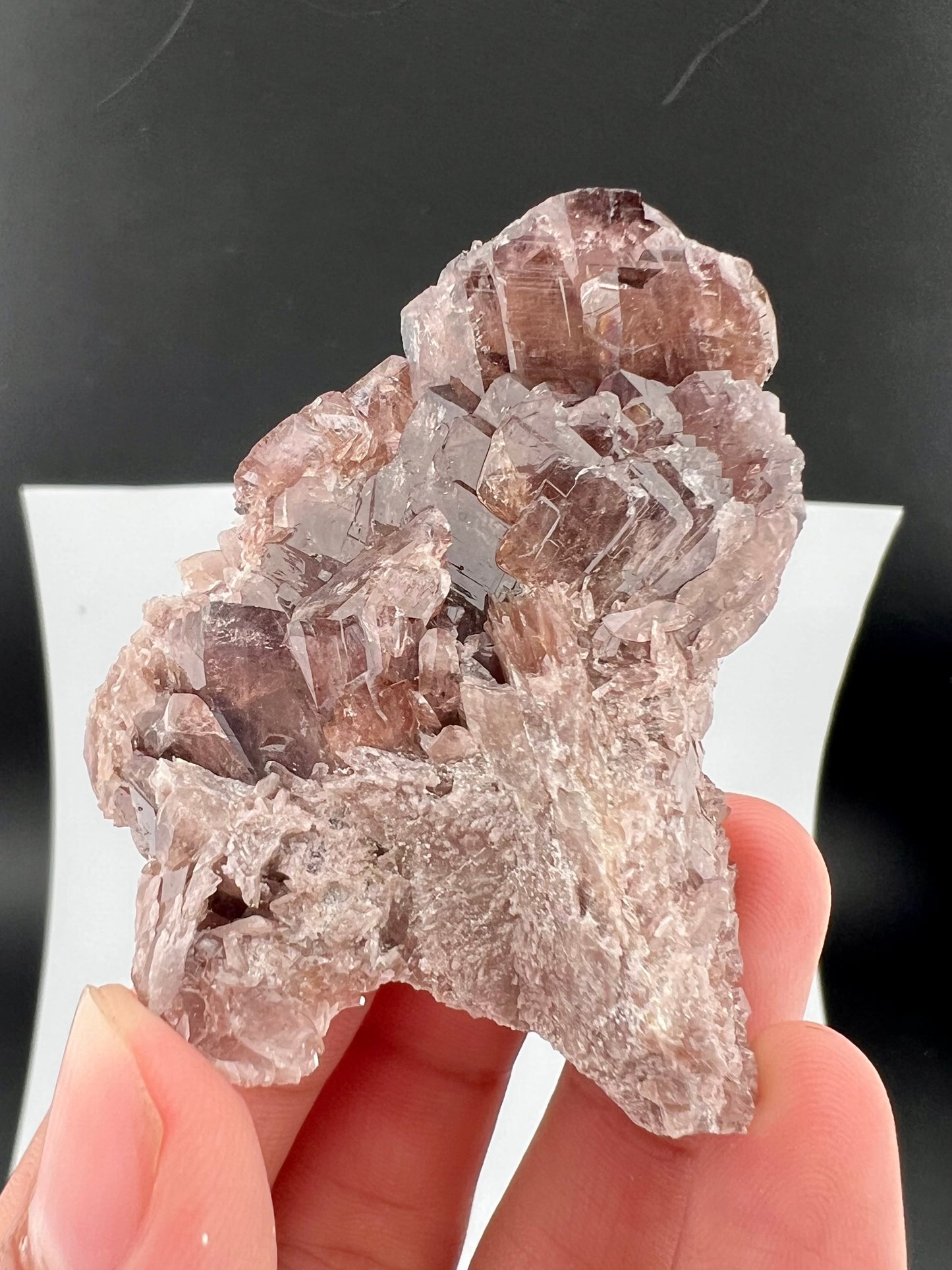 Rare Brown Axinite Crystals Cluster From Skardu Pakistan - 62 Grams