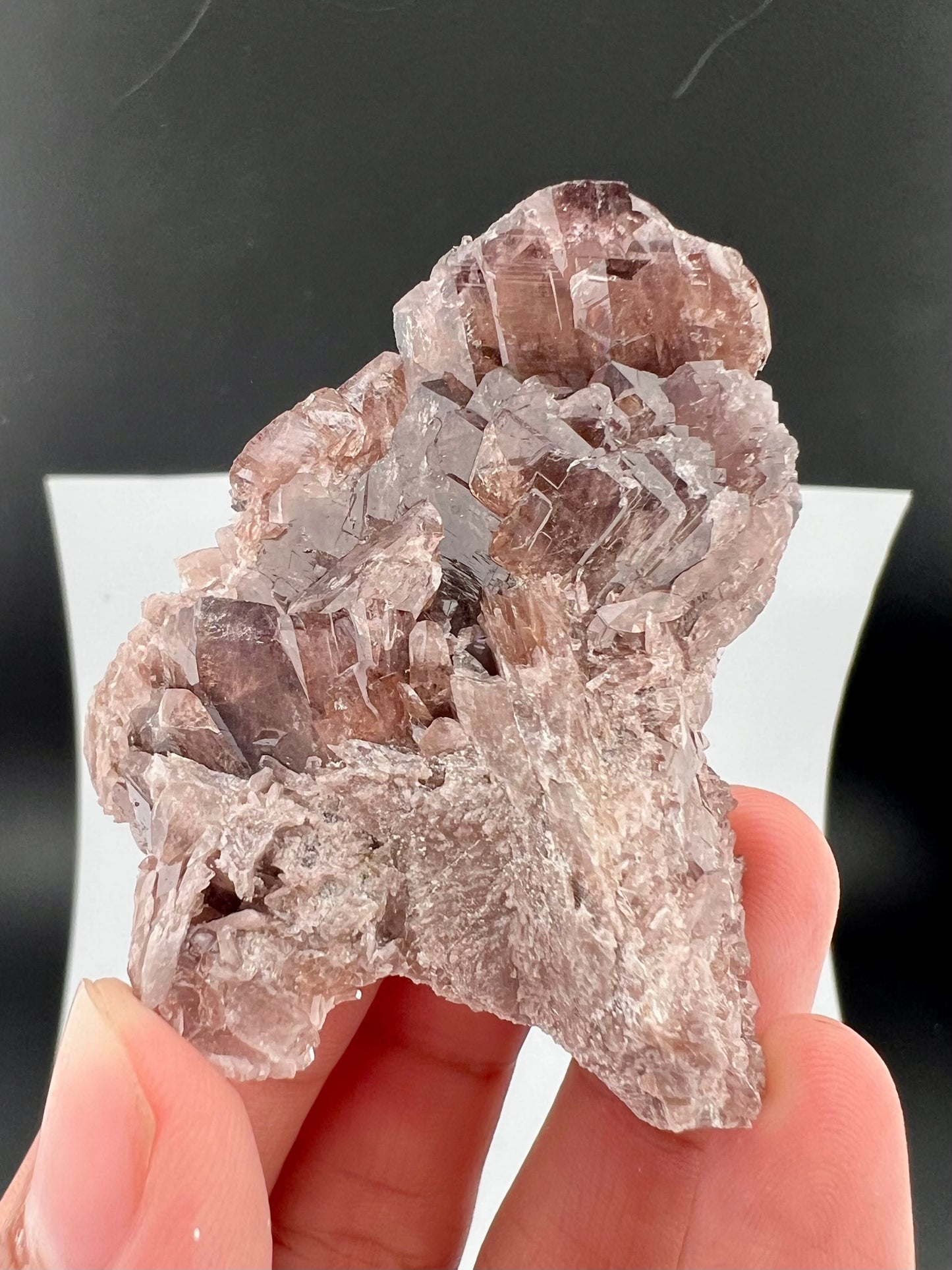 Rare Brown Axinite Crystals Cluster From Skardu Pakistan - 62 Grams