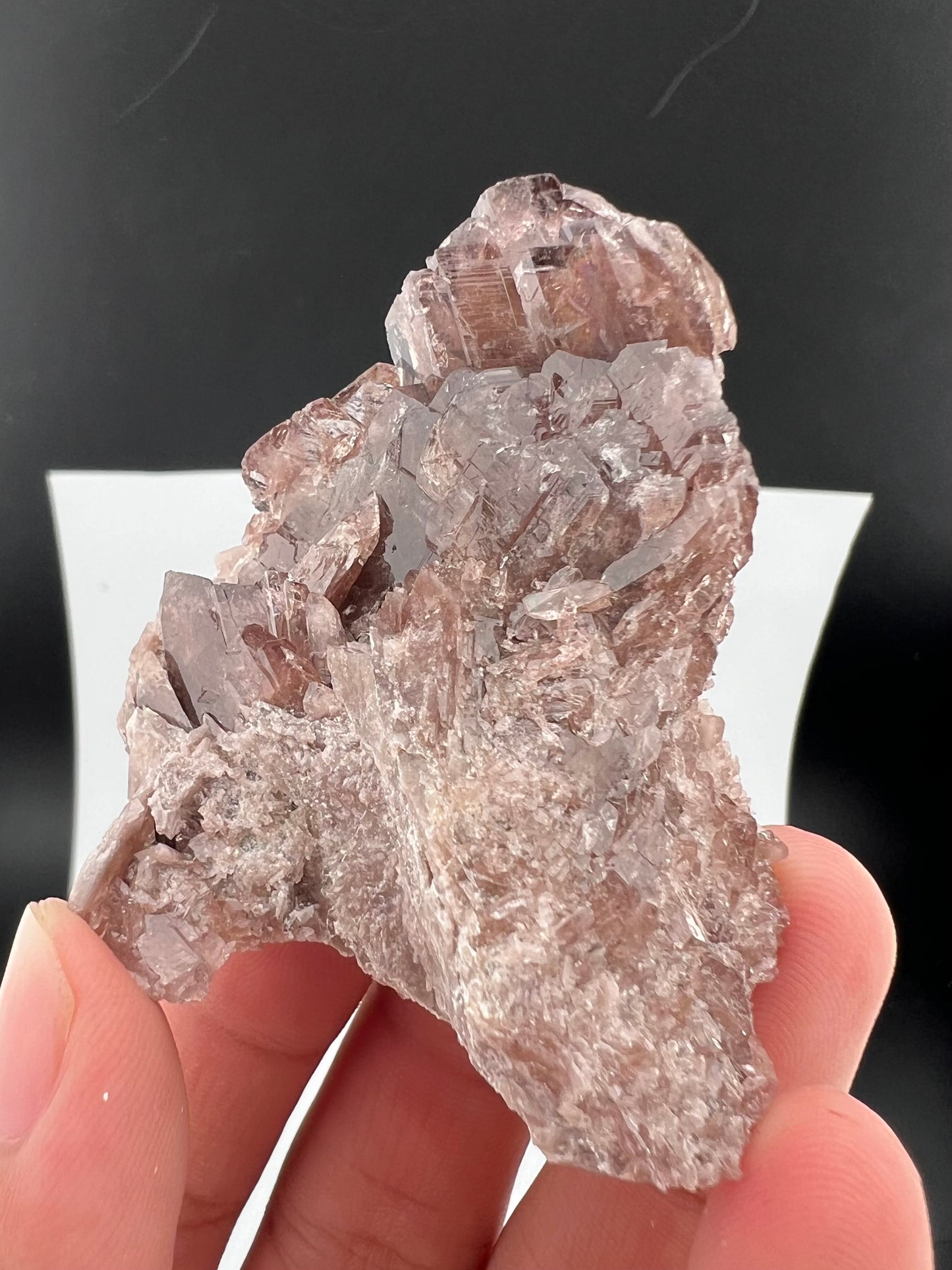 Rare Brown Axinite Crystals Cluster From Skardu Pakistan - 62 Grams