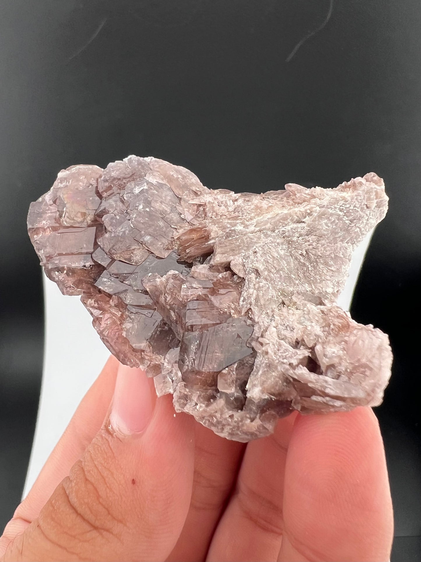 Rare Brown Axinite Crystals Cluster From Skardu Pakistan - 62 Grams